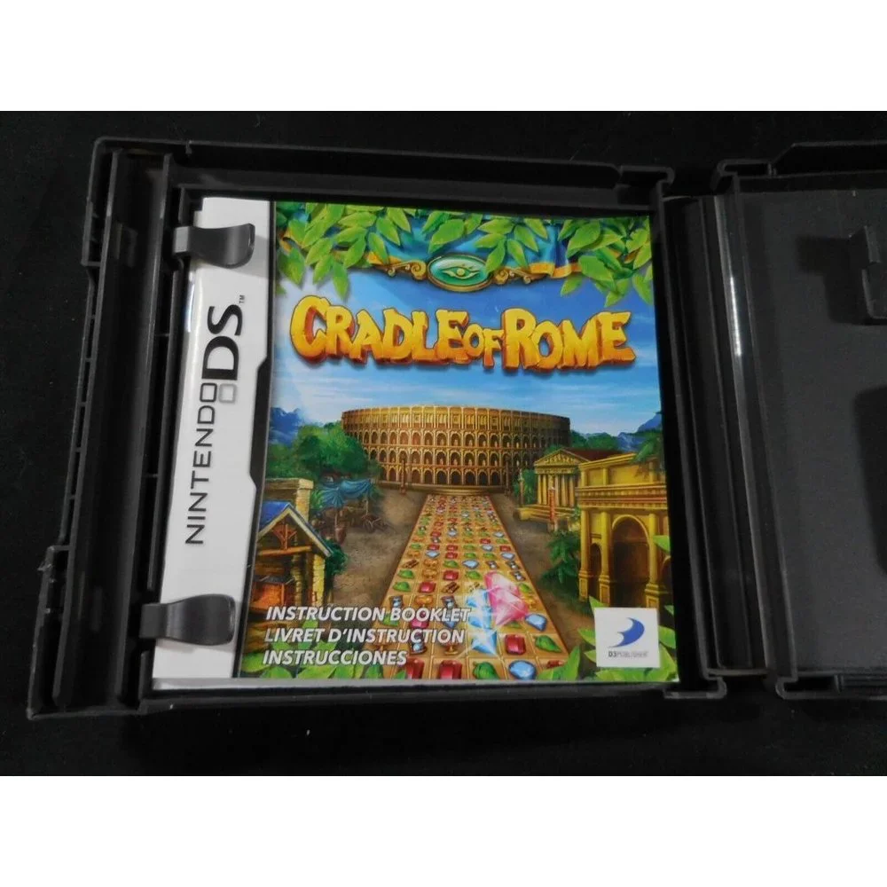 Nintendo DS Silly Bandz Action Game + Cradle of‎ Rome Game Tested Work